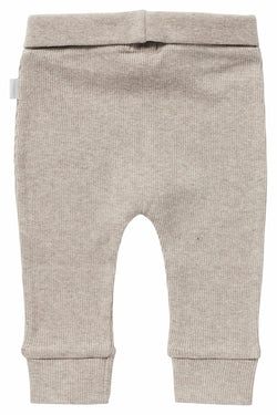 Organic Cotton Neutral Baby Bottoms. Ribbed Taupe Noppies Bottoms. Ships to United States, duty free.