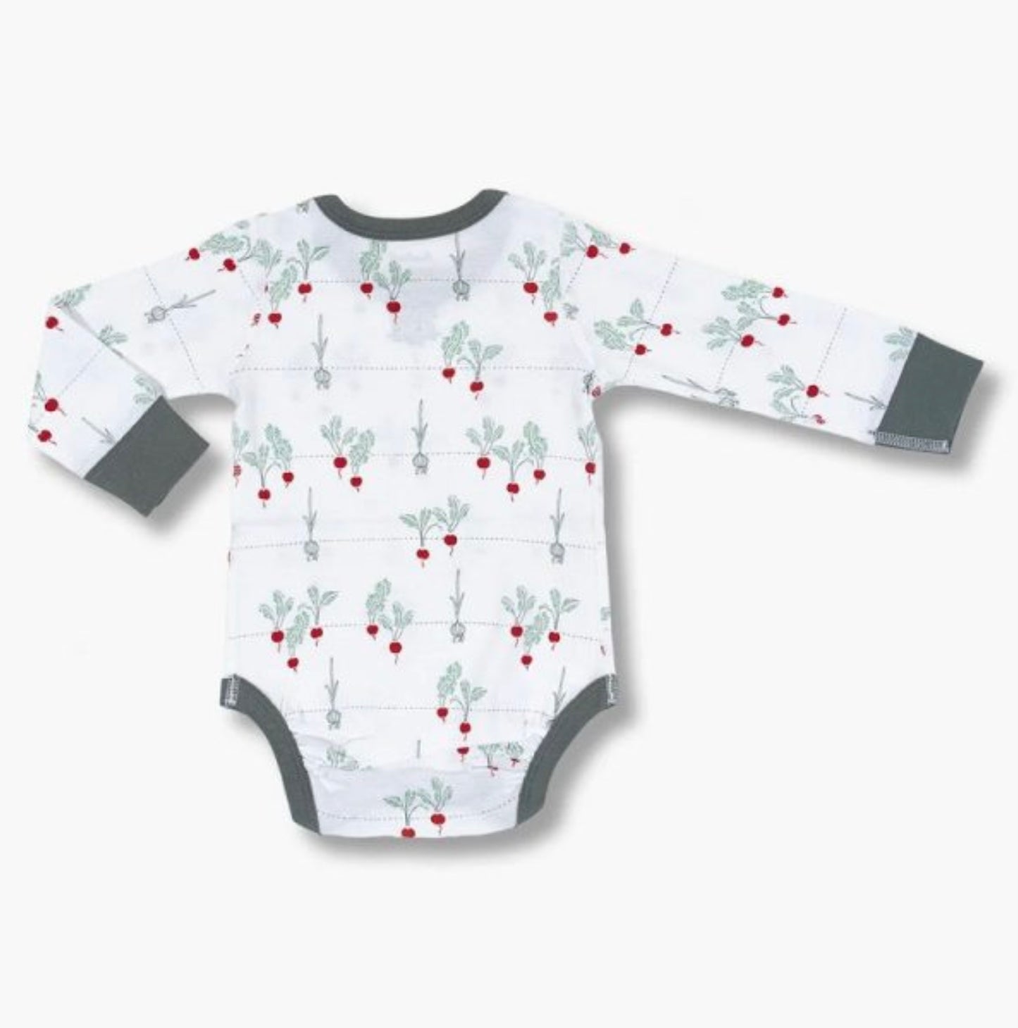 Radish Long Sleeve Bodysuit (0-3m)