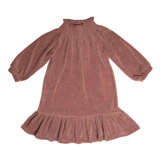 Nova Velour Dress - Heather Rose |7y