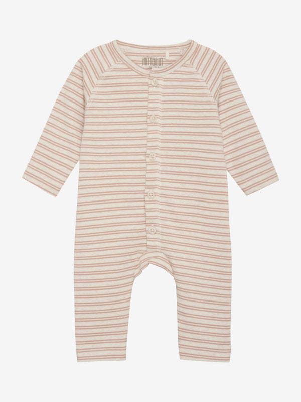 Huttelihut Stretch Playsuit. Experience the joy of dressing your child in a garment that seamlessly combines practicality with sophistication. With its super-soft fabric and versatile design, this playsuit is destined to become a staple in your little one's wardrobe. free shipping to Canada and the US on orders over $100, with standard shipping rates of $6 CAD / $4.30 USD for orders below. Plus, rest assured, duties into the US are included,