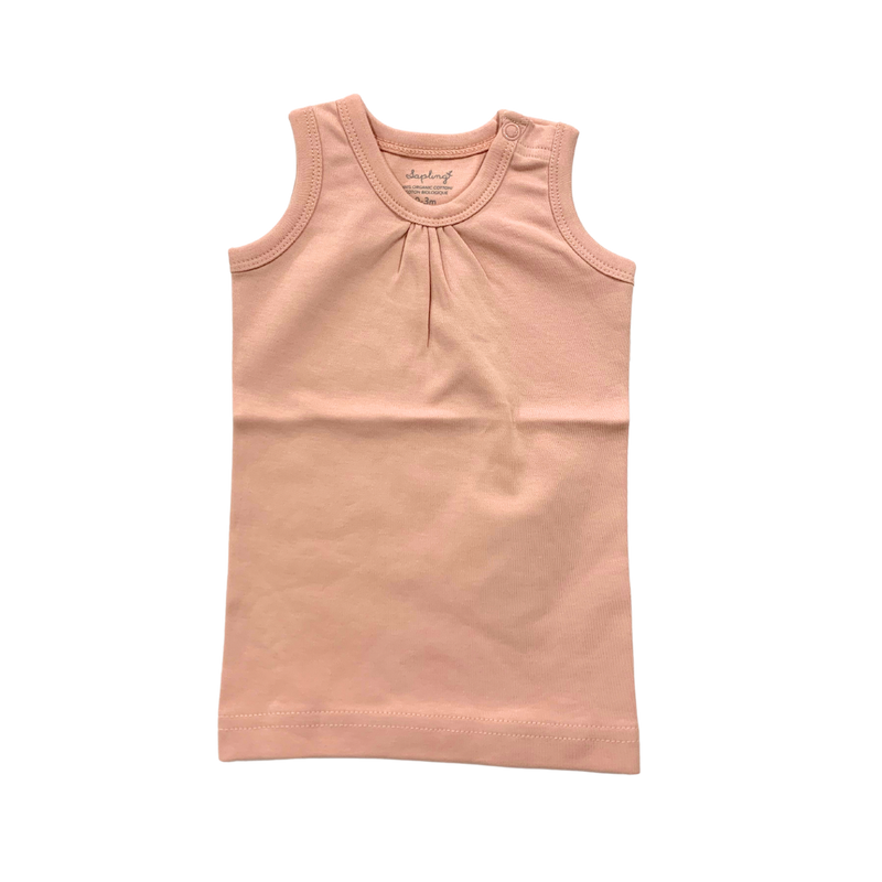 Solid Tank Top - Dune Pink (0-3m)