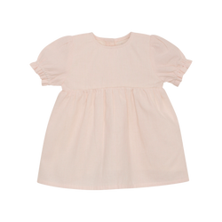 Introducing the latest addition to Huttelihut's renowned spring-summer collection: the gorgeous Woven Pink Striped Dress. As the best-selling brand returns for another season, this charming dress epitomizes elegance and comfort for your little one. Crafted to perfection, it effortlessly transitions from playful moments at the ball game to delightful gatherings at brunch.