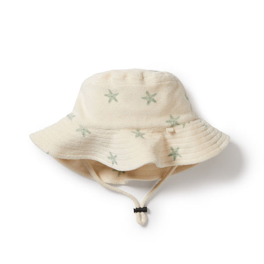 STARFISH ORGANIC TERRY SUNHAT | 6-12m