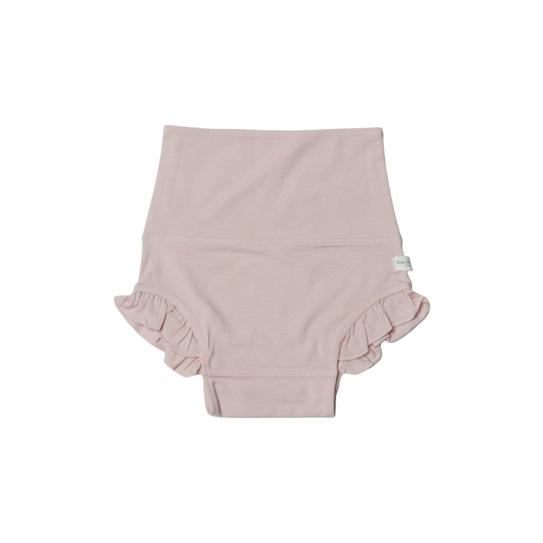 Made from Lou Lou Lollipop's signature TENCEL™ Lyocell and organic cotton knit, this adorable baby bloomer with ruffles can be paired with a bodysuit for those warm summer days or wear with tights for a style look on cooler days. The fold-down waistband gives the option to be worn high-waisted or at a natural hip making it a very versatile piece.